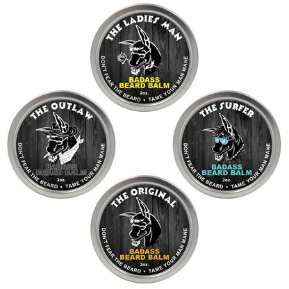 Badass Beard Balm 4 Pack