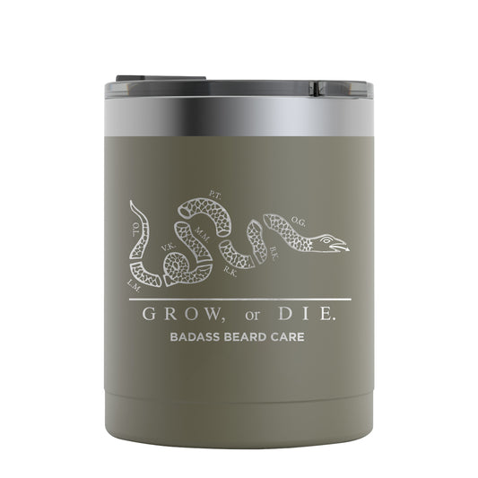 Grow or Die Lowball Tumbler - Green