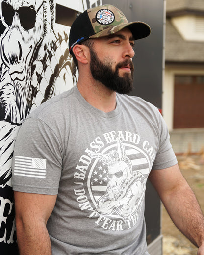 USA Patch Trucker Hat Multi-Cam