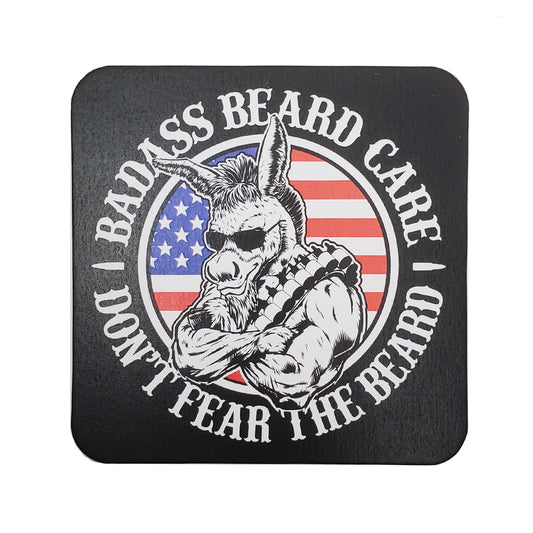 Badass Circle Logo Coaster